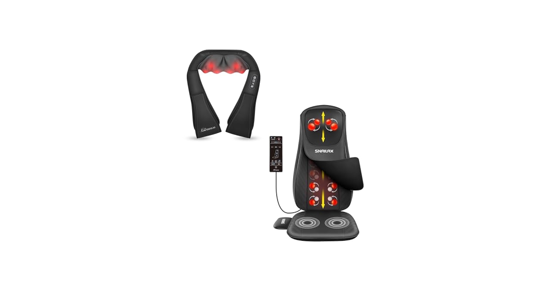 【Muskさま専用】5点セット Amazon.com: Snailax Shiatsu Neck Shoulder Massager,Back